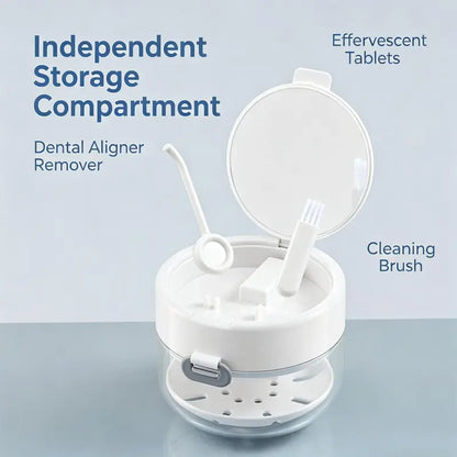Retainer Cleaning Case with Mirror