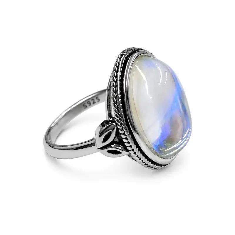 Luna Glow Moonstone Ring