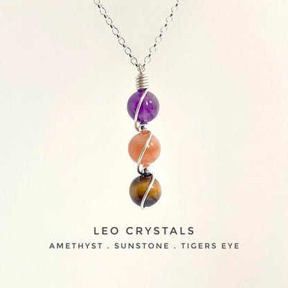 Handmade Zodiac Crystal Necklace