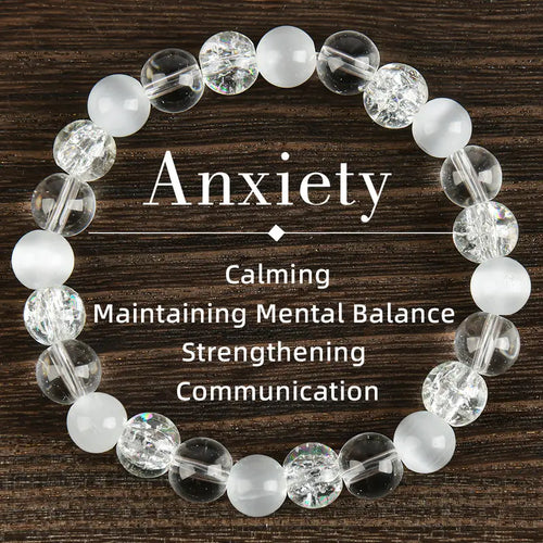 Relieve Anxiety Crystal Beaded Bracelet