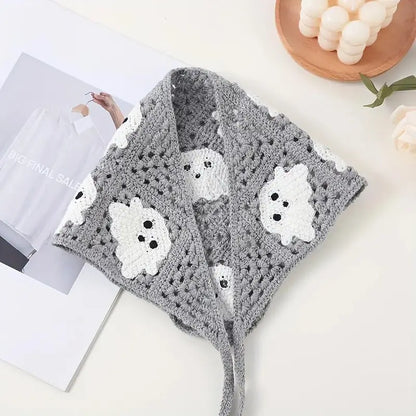 Halloween Crochet Bandana Headscarf