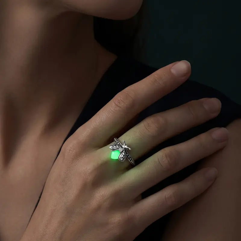 Glow-in-the-Dark Firefly Ring