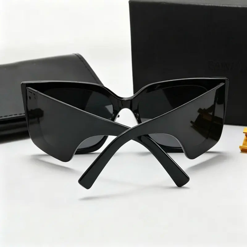 Y2K Aesthetic Oversized Square Cat Eye Sunglasses