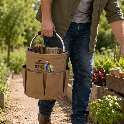 Flower Cartoon Character Gardening Bag