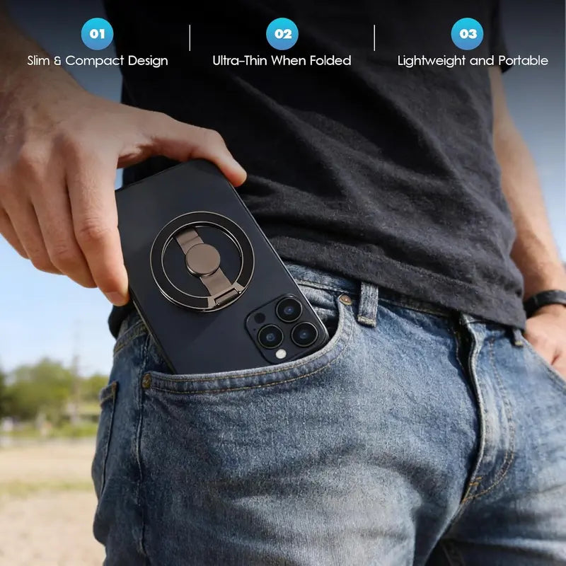 Magnetic Mobile Phone Stand & Fidget Spinner Combo