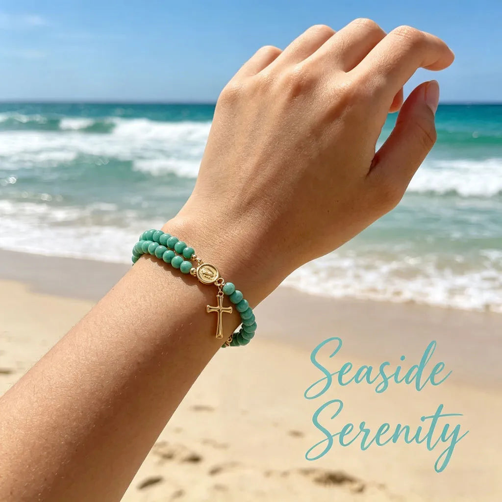 Handcrafted rosary bracelets -  A Warm Companion for Your Faith Journey