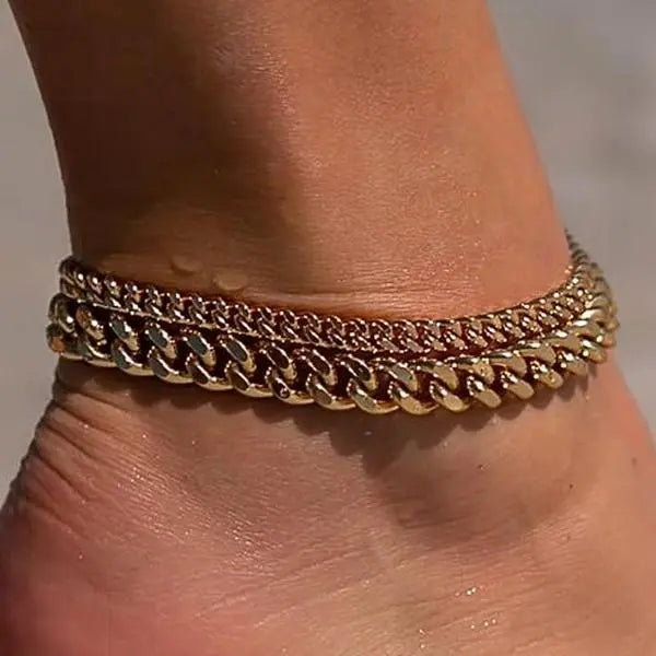 Layered Anklet Set | Chic Beach & Everyday Jewelry