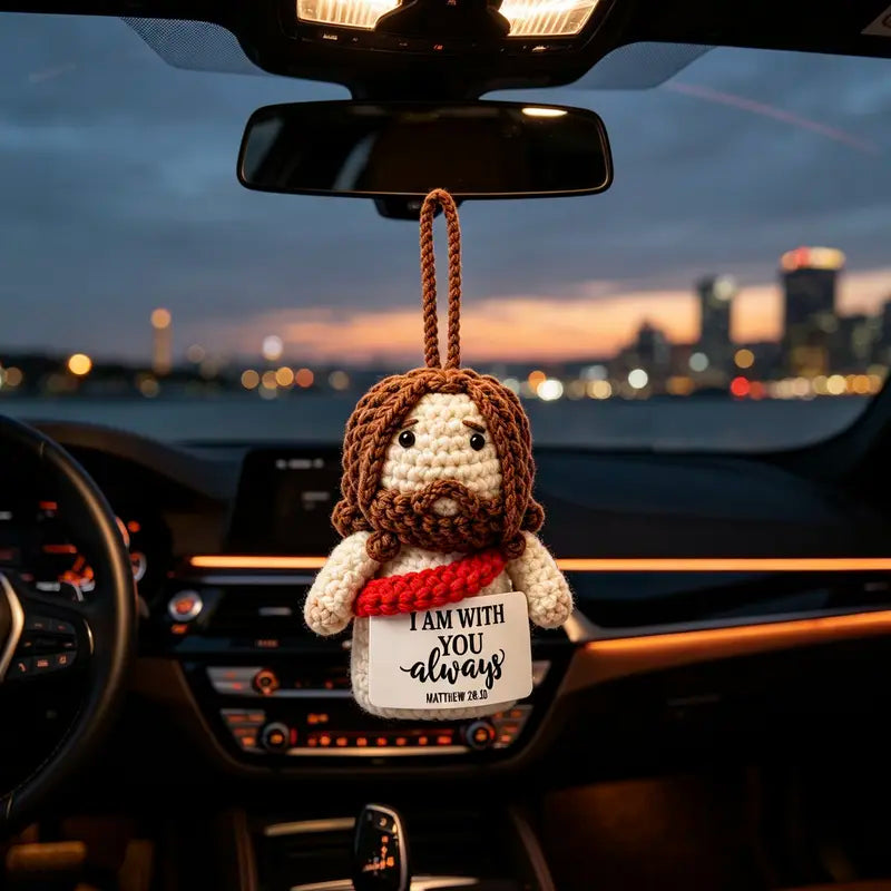 Handmade Crochet Jesus Reminder Doll