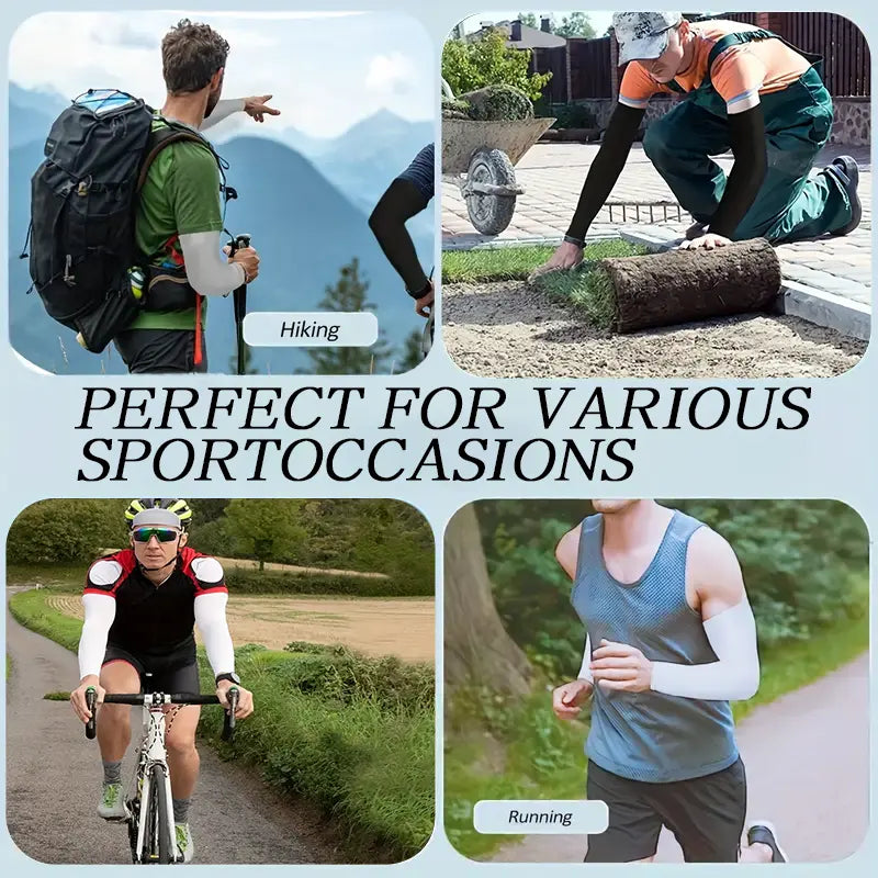 2 Pairs UV Protection Arm Sleeves