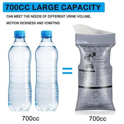 Portable Pee Bags for Car, Camping & Travel