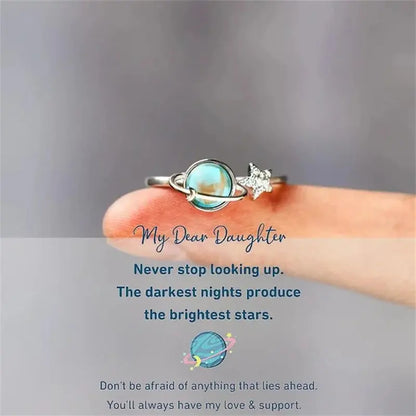 Never Stop Shining Star & Planet Ring