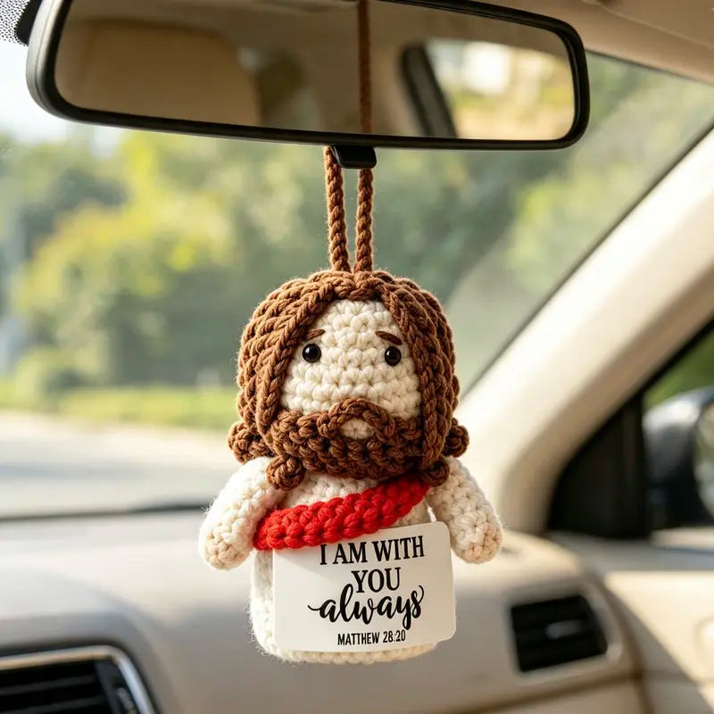 Handmade Crochet Jesus Reminder Doll