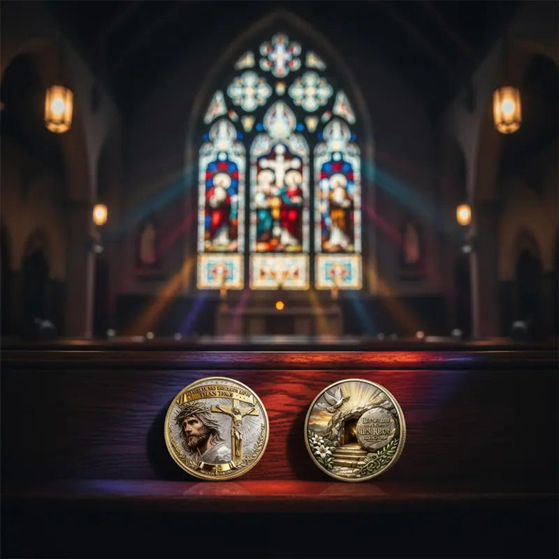 ❤️Last Day 50% OFF - ✝️“No Greater Love” Resurrection Commemorative Coin