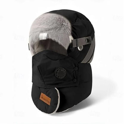 Waterproof Winter Goggles Aviator Bomber Hat