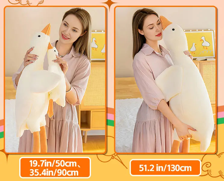Cute Giant Goose Plush Pillow