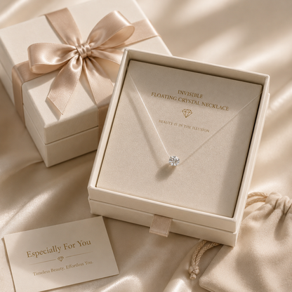 Invisible Floating Crystal Necklace