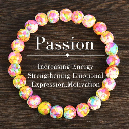 Vitality Passion Crystal Beaded Bracelet