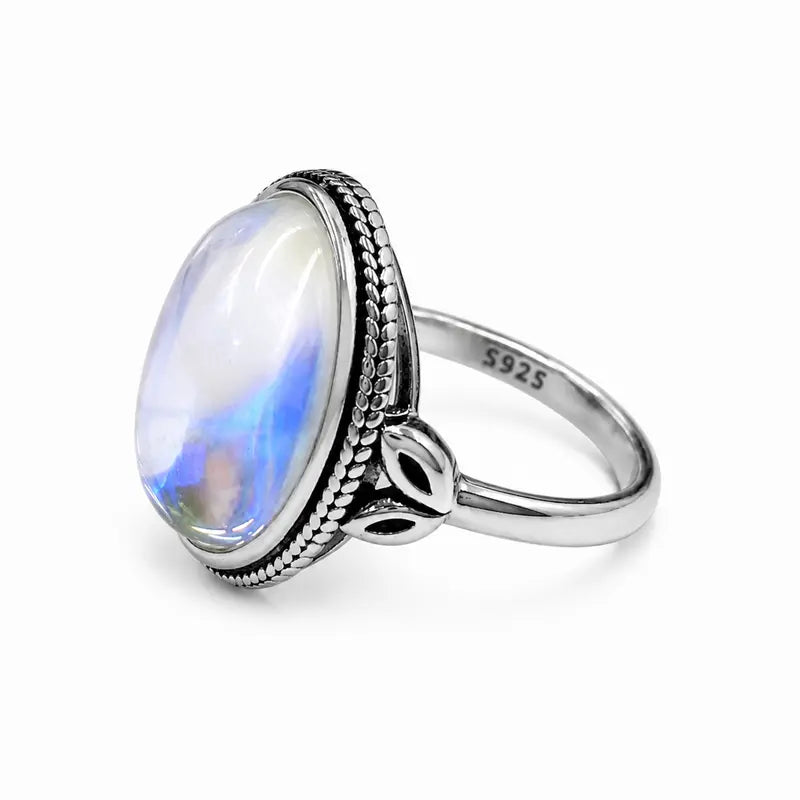 Luna Glow Moonstone Ring