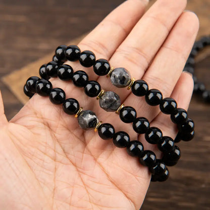 Manifestation & Protection Crystal Beaded Bracelet