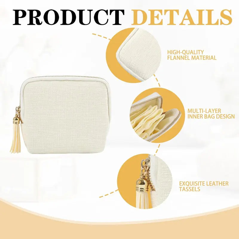 Travel Jewelry Organizer Case with 5 Compartments