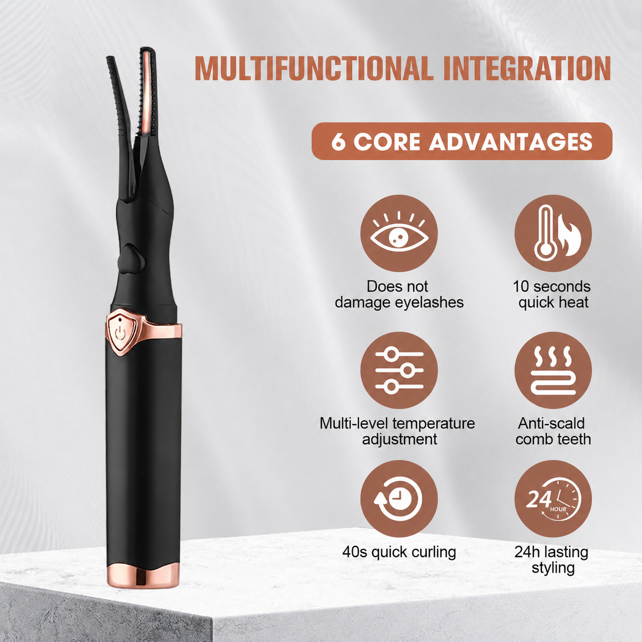 Portable Heated Eyelash Curler