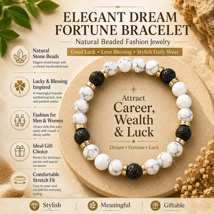 Dream Fortune Crystal Beaded Bracelet