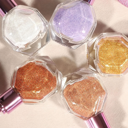 2 PCS Shimmer Glow Face & Body Glitter Spray