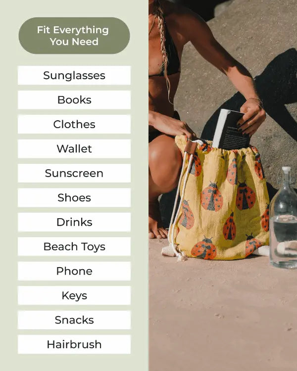 BeachCarry Multipurpose Towel Bag