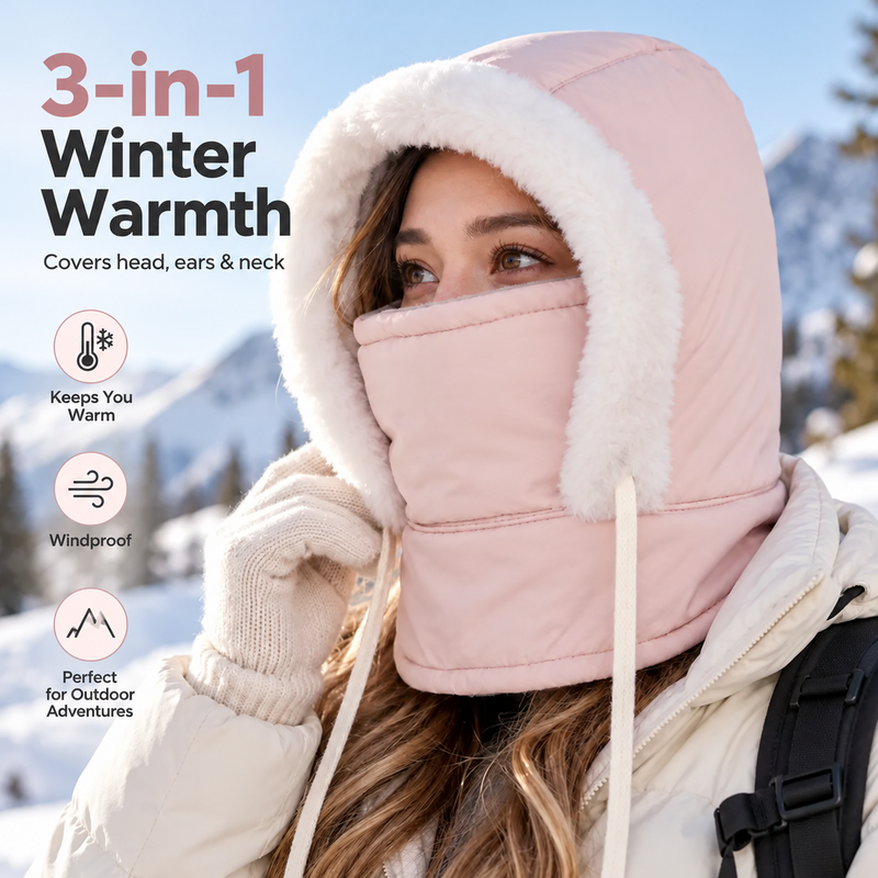 ❄️Keep Warm Winter Trapper Hat - Fleece Lined🥶