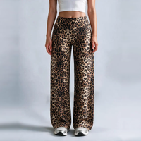 Light coffee leopard print