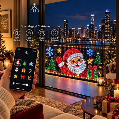 itoolmax smart rgbic outdoor led net lights led display