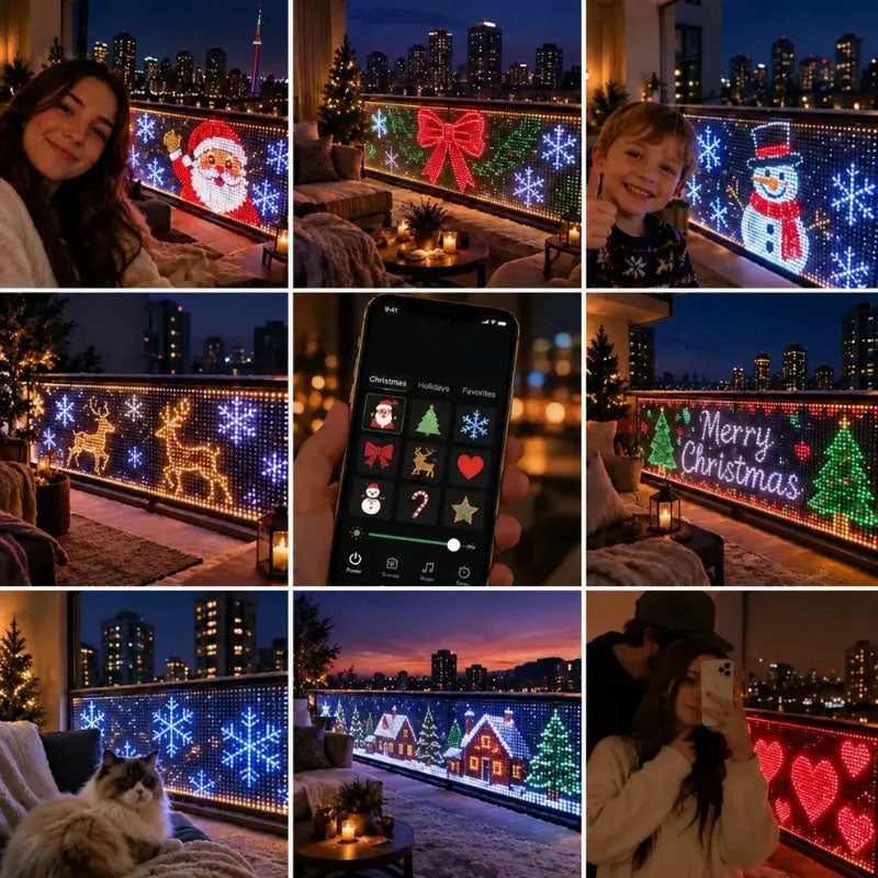 itoolmax smart rgbic outdoor led net lights over 16million colors