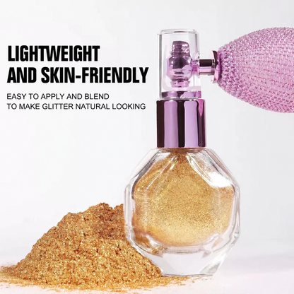 2 PCS Shimmer Glow Face & Body Glitter Spray