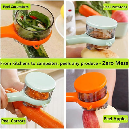 2Pcs Upgraded Ergonomic Vegetable Peeler