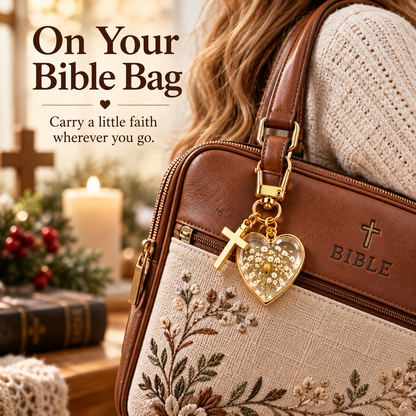 ✝️ Mustard Seed Faith Keychain — Keep Believing