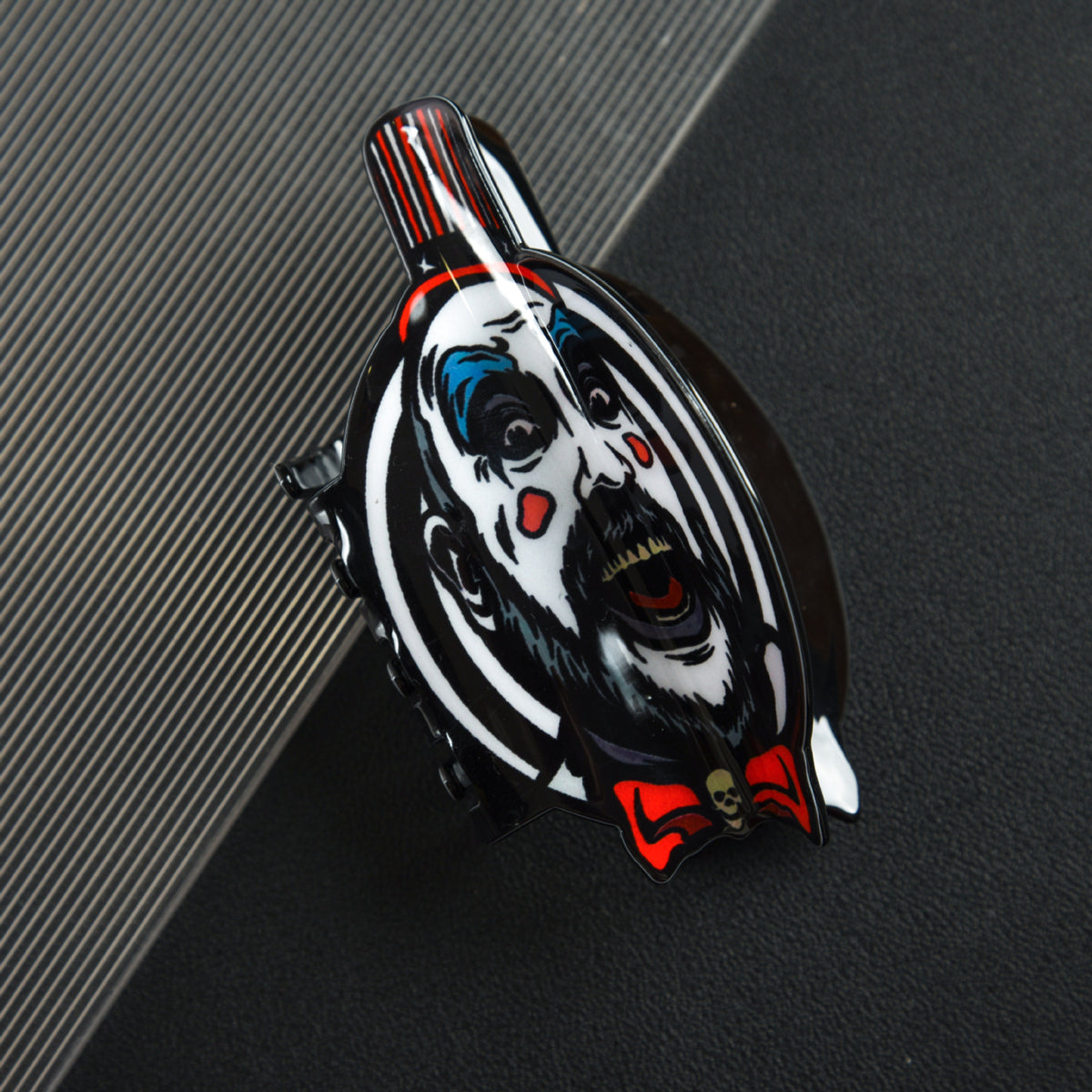 Fun Horror Character Double-Sided Plastic Claw Hair Clips - Halloween Hair Accessories for Women & Men, FallFreshness, Bold Designs for Daily Wear