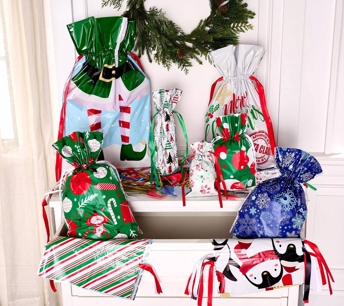50-Piece Gift Bag & Tag Set