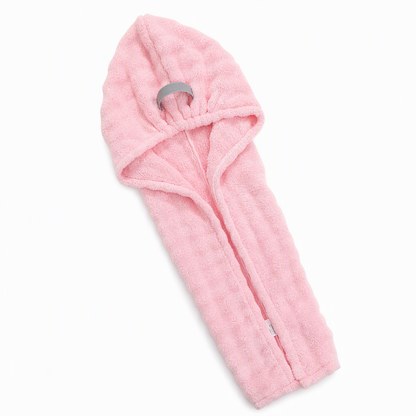 Bubble Plush Hair Towel Wrap – Quick-Dry & Super Absorbent