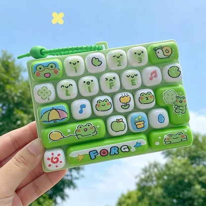 26-Key Mini Mechanical Keyboard Fidget Toy Keychain