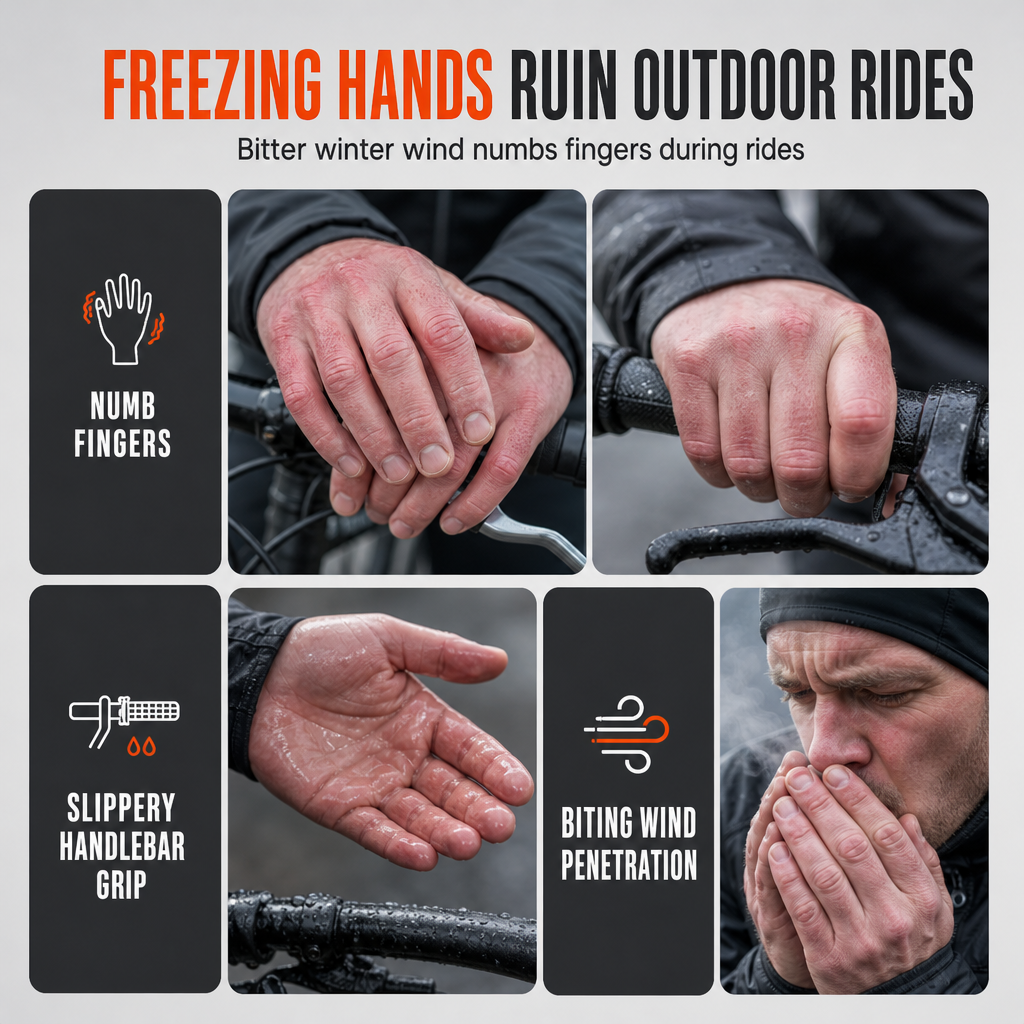 🥳HOT SALE🥳❄️50K+ SOLD!💥50% OFF!✨Winter Waterproof Cycling Gloves for Men and Women