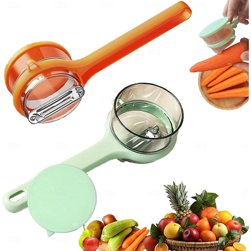 2Pcs Upgraded Ergonomic Vegetable Peeler